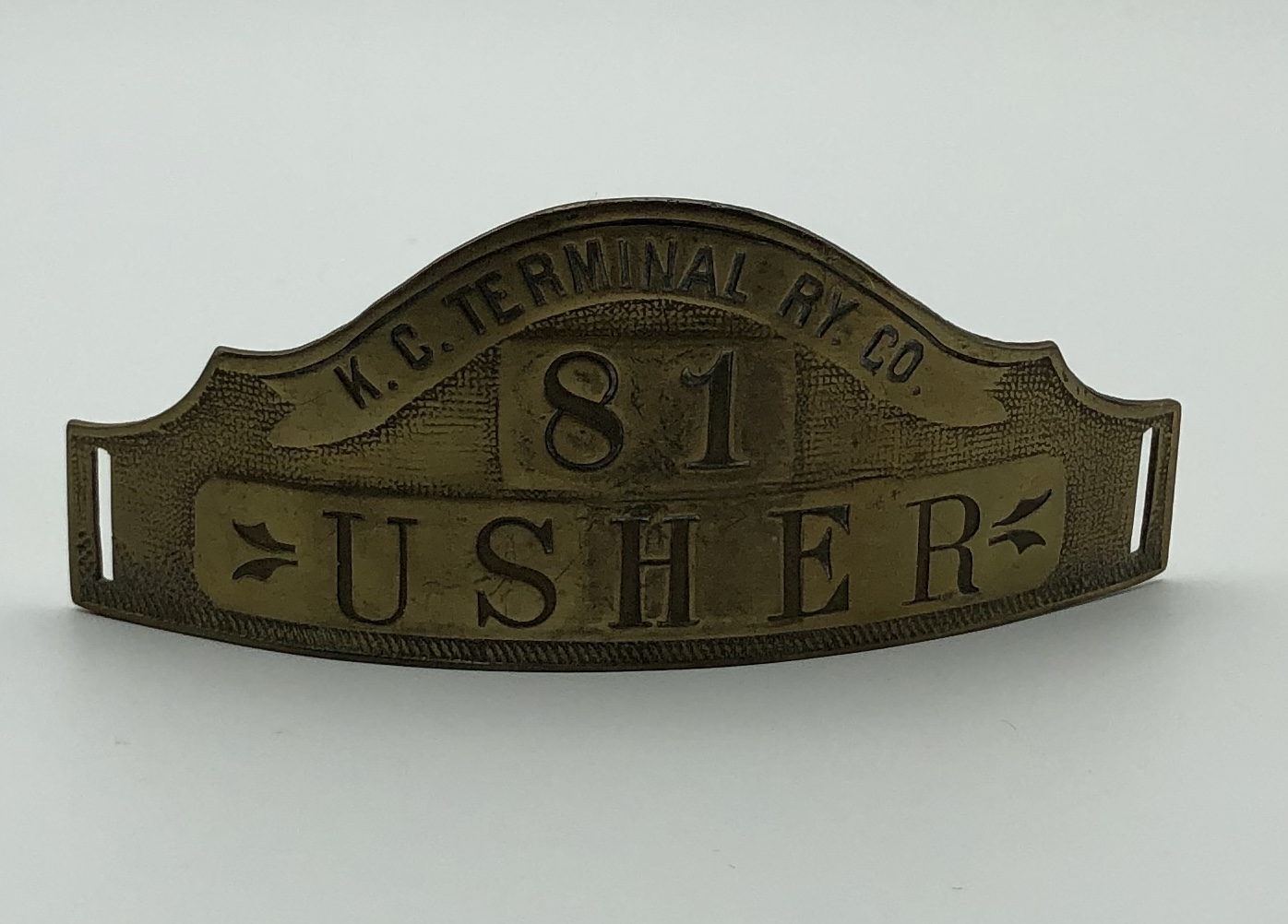 Antique Railroad Hat Badge For Sale