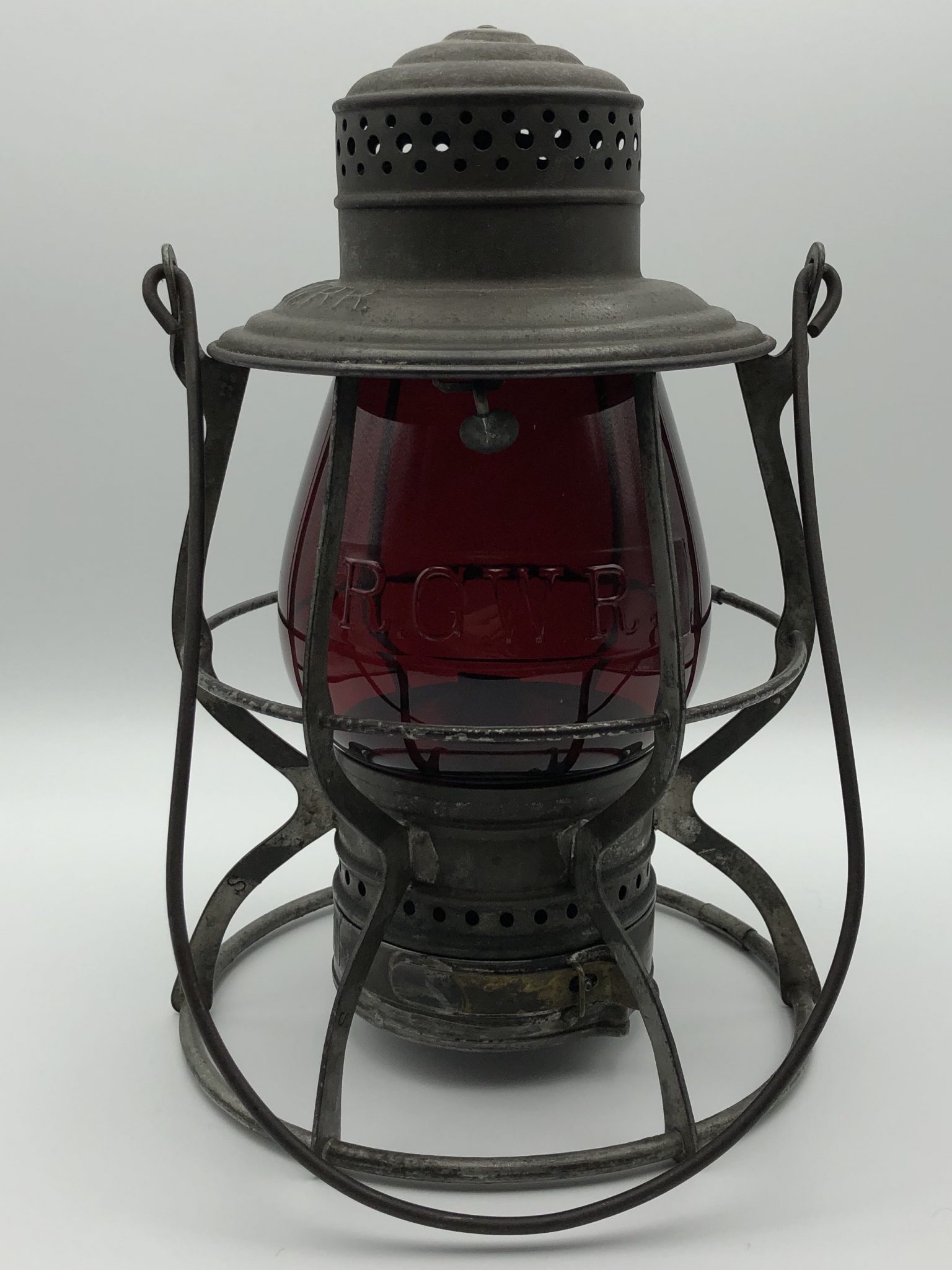 rgwrr lantern-rio grande western railroad-railroadiana-railroad lantern-utah