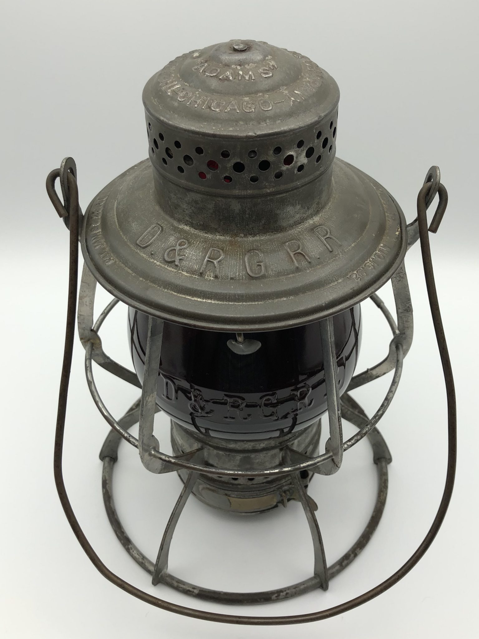 D&RGRR Railroad Lantern