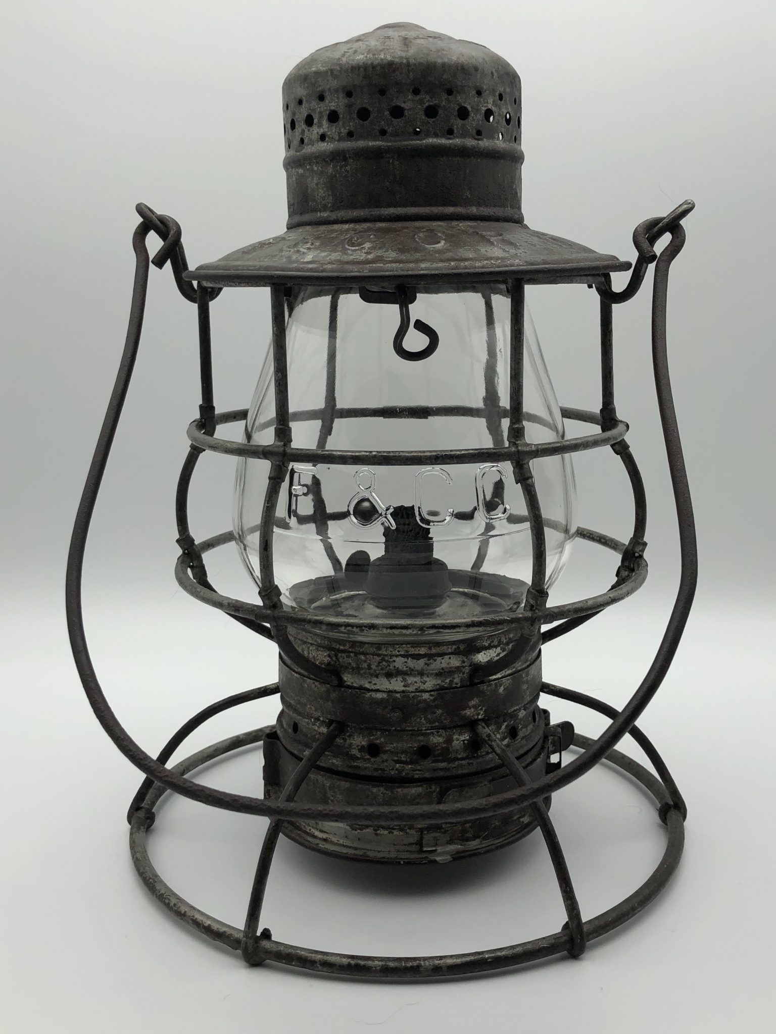 F&CCRR Railroad Lantern