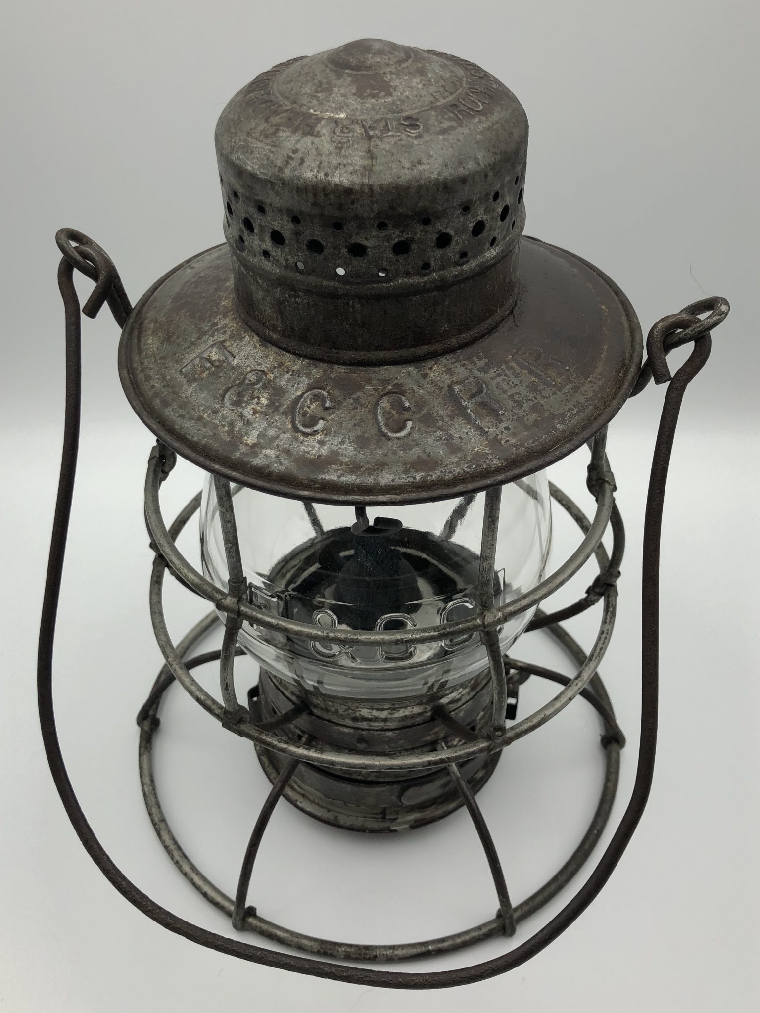 F&CCRR Railroad Lantern