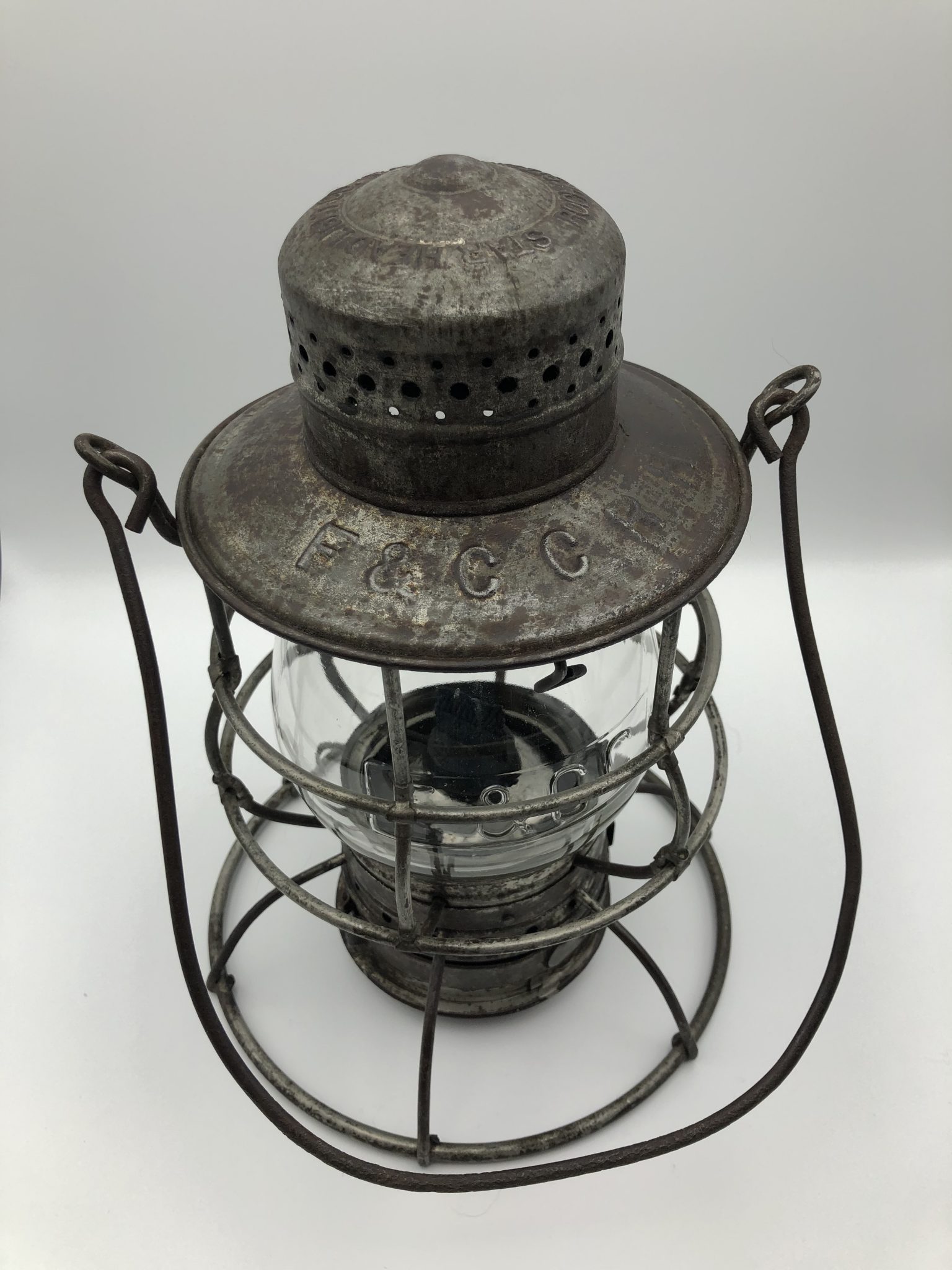 F&CCRR Railroad Lantern