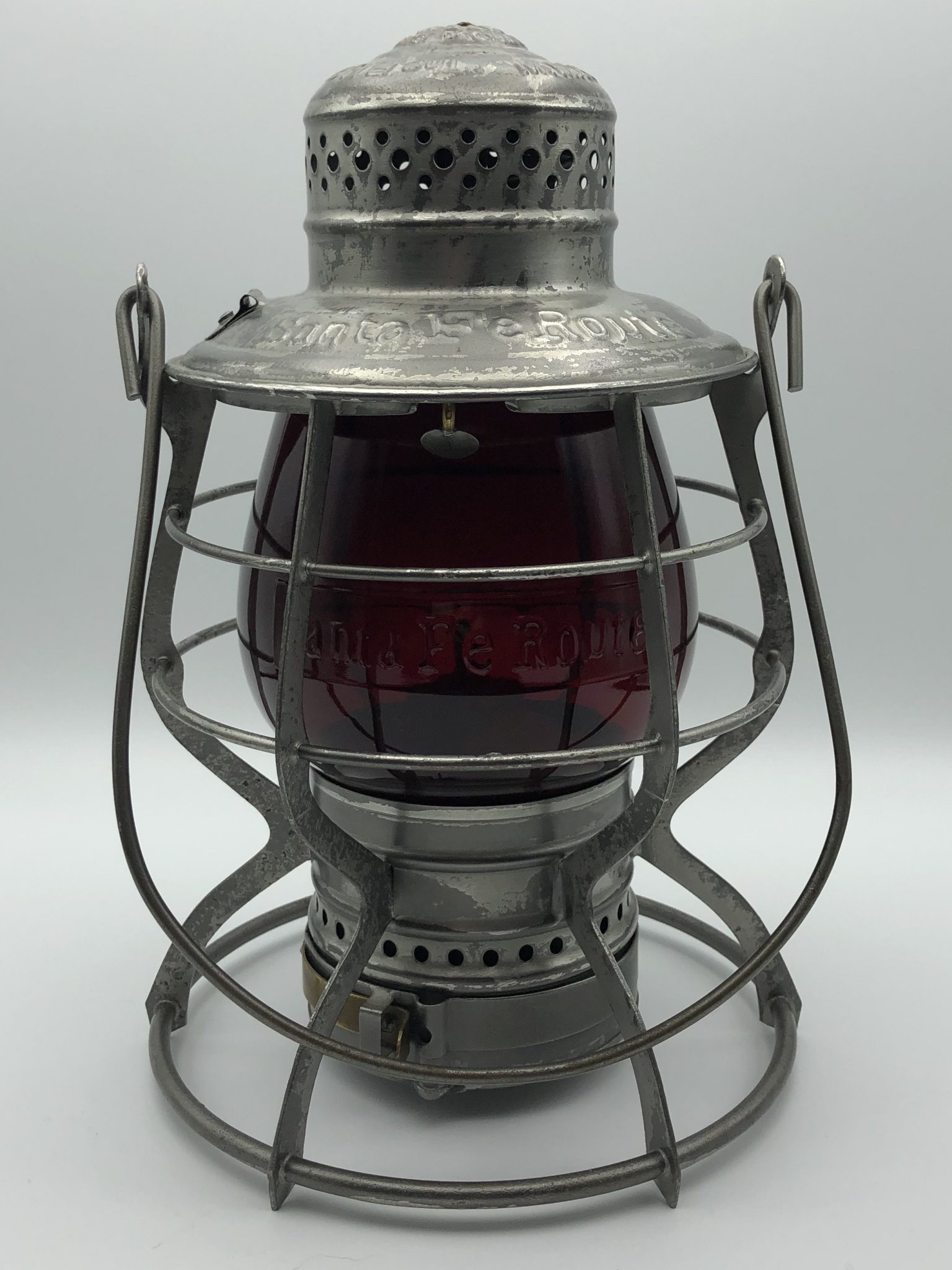 Santa Fe Route Railroad Lantern