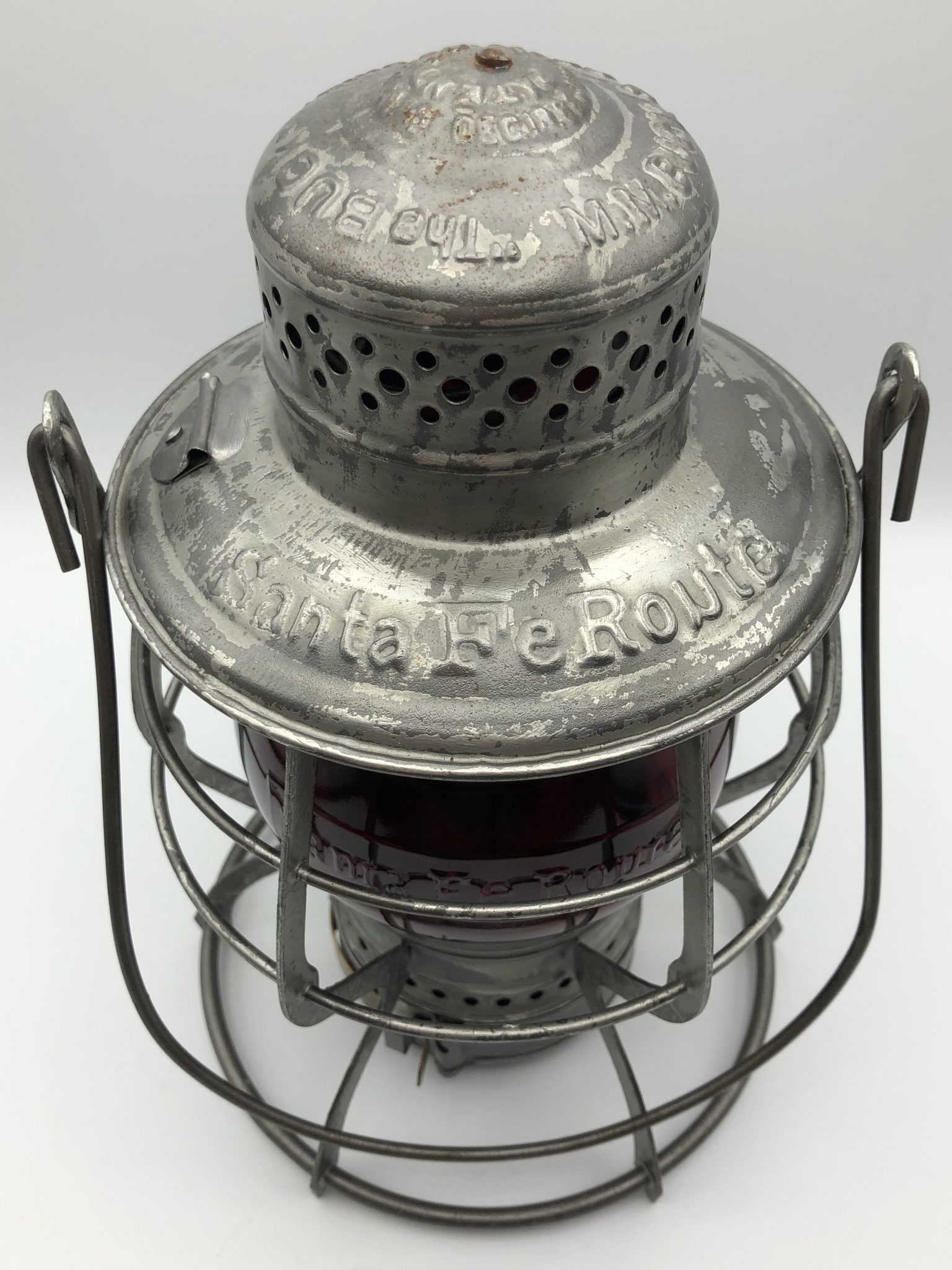 Santa Fe Route Railroad Lantern