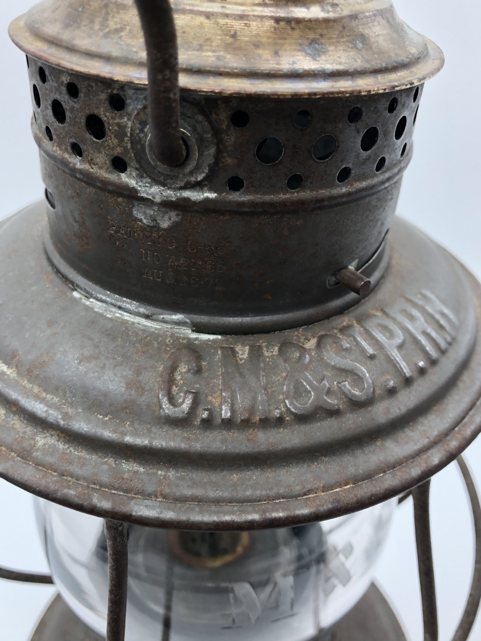 CM&STPRR Railroad Lantern