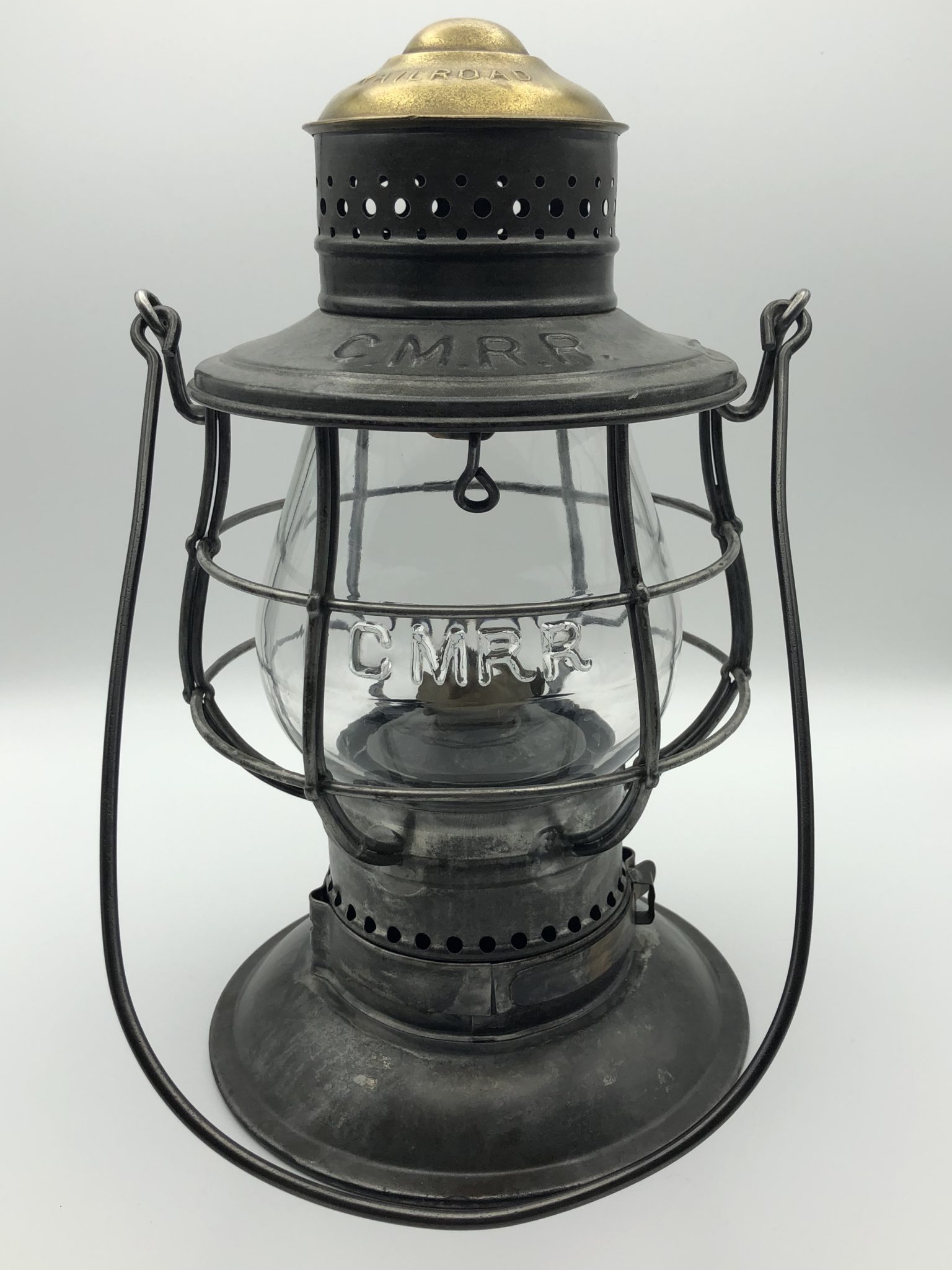 CMRR Brasstop Railroad Lantern