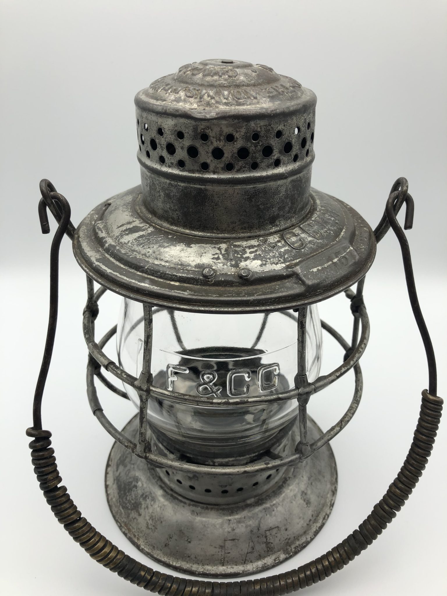 F&CCRR Railroad Lantern