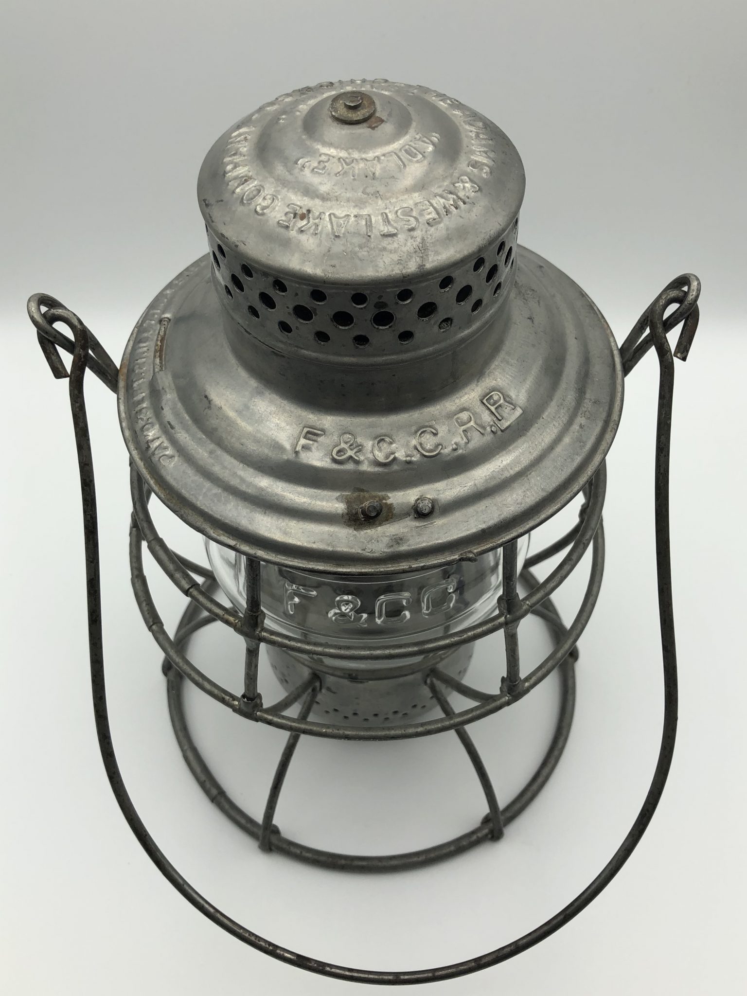 F&CCRR Railroad Lantern