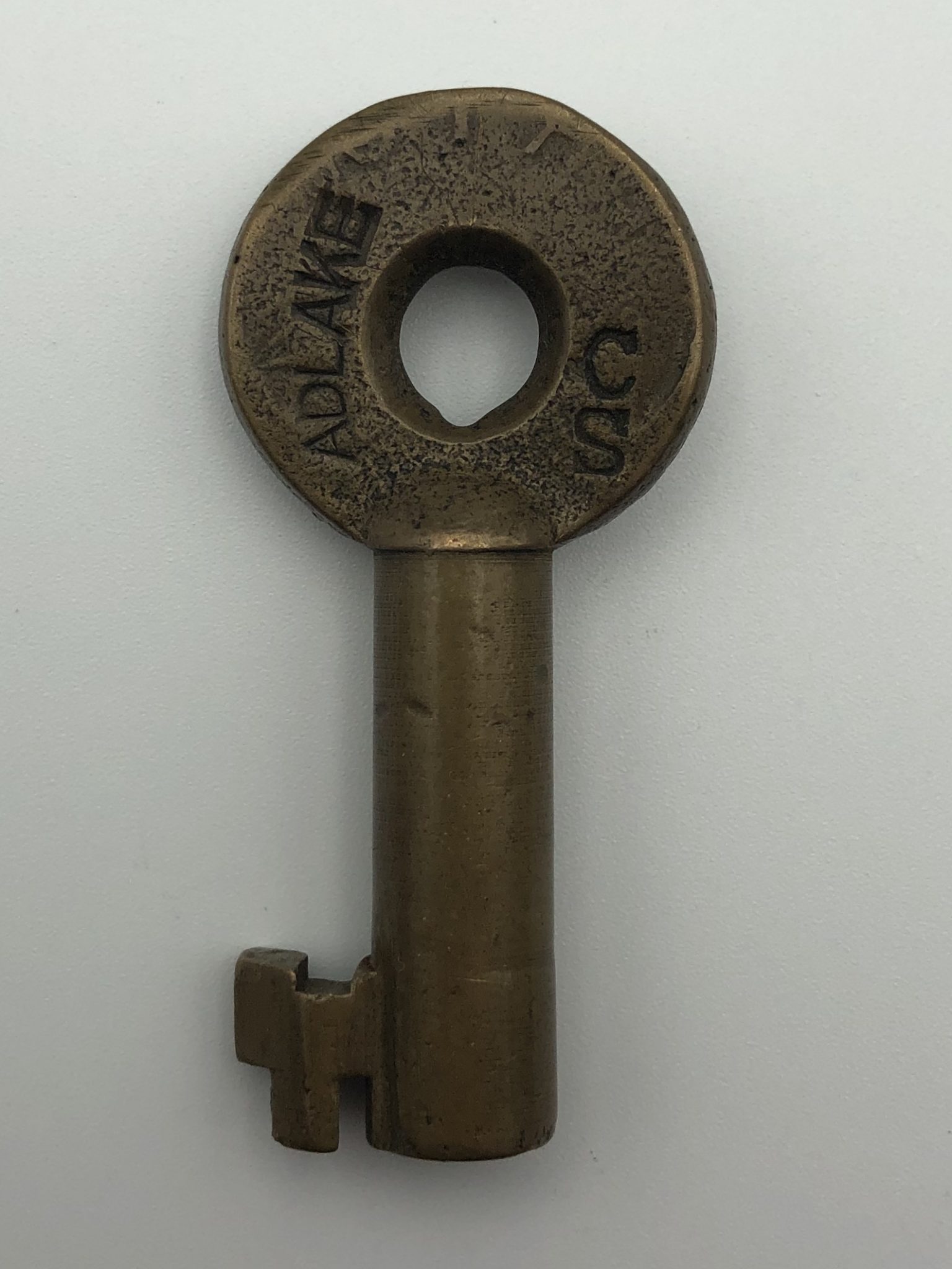 Railroad switch key